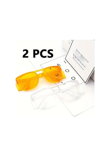 Willowhaven C9 Dayanıklı Güvenlik Gözlüğü 2 Adet Rüzgar Kum Darbe Korumalı Endüstriyel Polisaj