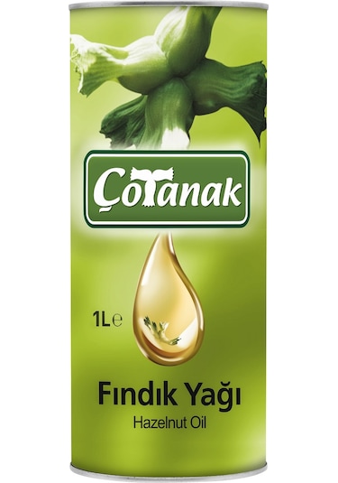 Çotanak Fındık Yağı Teneke 1 L