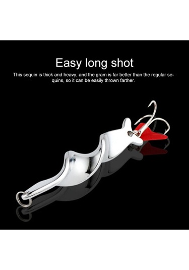 Dönen Metal Spinner Balıkçılık Cazibesi Sert Yemler Balık Kanca Takımı, Boyut:14g