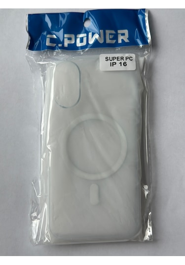 C.power Magsafe Şeffaf Sert Kılıf İphone16,16pro,16pro Max ,plus Ve E Uyumlu, Darbeye Dayanıklı Pc Malzeme Şeffaf