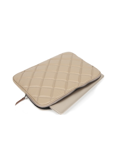 Kapitone Laptop Kılıfı 15.6 & 16 İnç Vizon