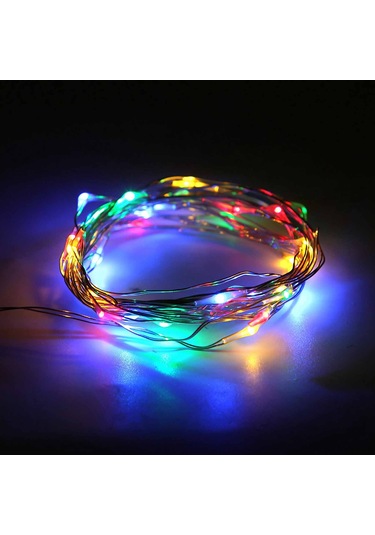 Yaleker Renkli Led Bakır Tel Işık Zinciri 2 Metre - Dışarıdaki Dekorasyonlar İçin, Pil Yok, Esnek, Dayanıklı, Çok Amaçlı Kullanım Renkli Yaleker Renkli Led Bakır Tel Işık Zinciri 2 Metre - Dışarıdaki Dekorasyonlar İçin, Pil Yok, Esnek, Dayanıklı, Çok Amaçlı Kullanım Renkli