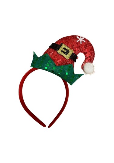 Yılbaşı Tacı Kırmızı Pullu