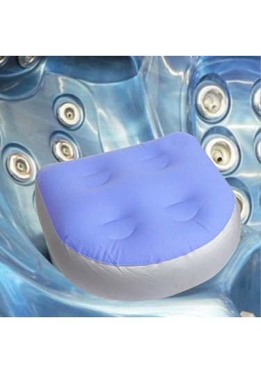 Fosenze Konforlu Şişme Oturma Yastığı - Emici Tabanlı, Su Ve Hava Dolumlu, Yetişkin Ve Çocuklar İçin Mavi