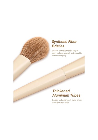 Fondöten, Pudra, Kapatıcı Ve Göz Farları İçin Sentetik Makyaj Fırçası Seti İle Makyaj Becerilerinizi Geliştirin