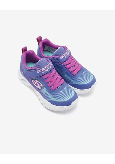 Skechers Flicker Flash - Light Takeover Büyük Kız Çocuk Mor Spor Ayakkabı 303704l Lvmt Mor
