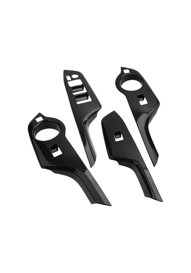 Wezone Toyota C-hr 2016-2021 Karbon Fiber Cam Pencere Panel Kapağı - Kolay Kurulum, Şık Görünüm