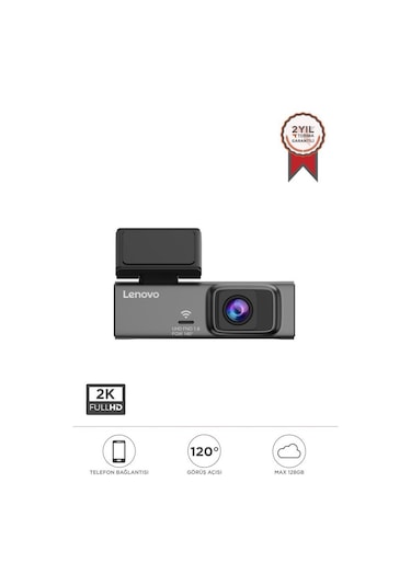 Lenovo S7/7701 Siyah 2k Hd Wifi Araç İçi Ön Araç Kamerası