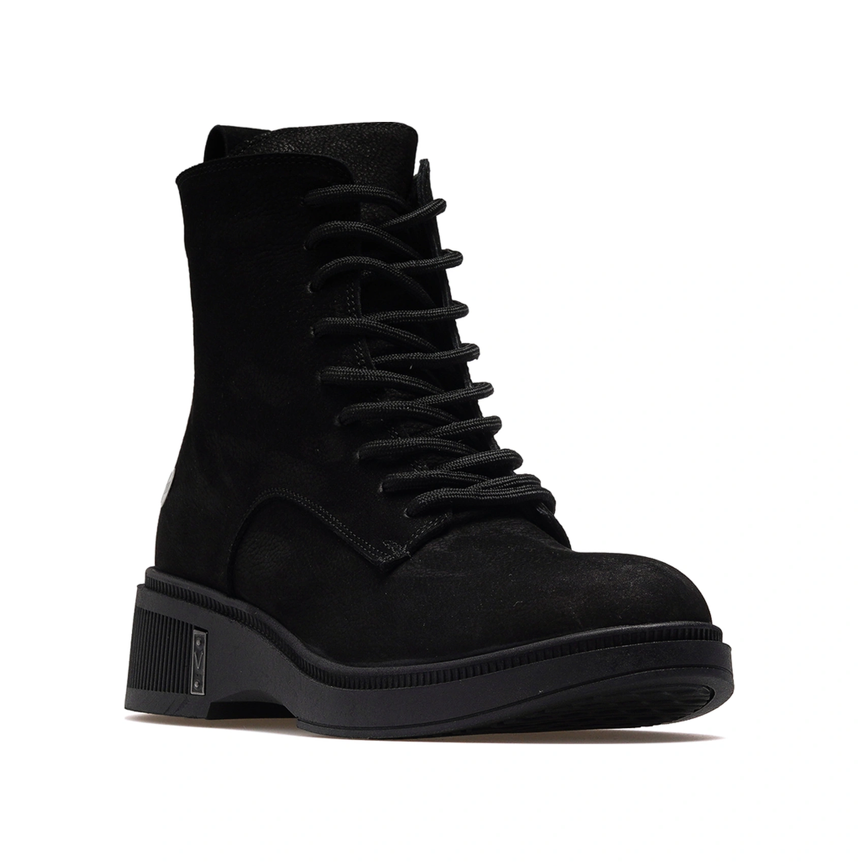 Mammamia Kadın Hakiki Deri Postal Günlük Bot 25k D25kb-8140 Z Siyah Nubuk Siyah Nubuk