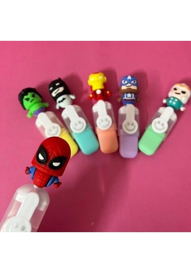 Marvel Karakter 6lı Fosforlu Kalem Seti 6689 Pastel Ultramarin