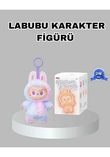 Dekoratif Yumuşak Labubu Peluş Figür Koleksiyonluk Ve Çocuklara Uygun Hediye 20 Cm
