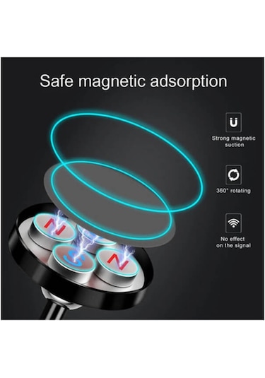 Mıknatıslı Araç Içi Telefon Gps Tutucu 360 Tüm Cihazlarla Uyumlu 519128533