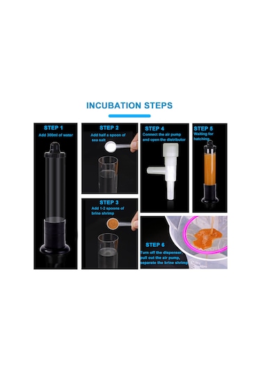 Xindoker "nh-001 Akvaryum Artemia Yumurtası Kuluçka Makinesi - Pratik Ve Kullanışlı"