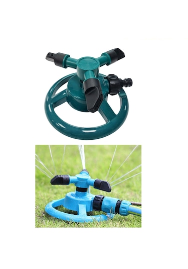 360 Derece Dönebilen 3 Kollu Bahçe Tarla Çim Sulama Fiskiyesi