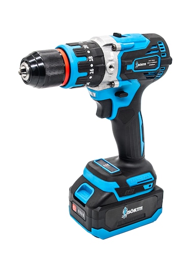 Börth BRTH0007 Hilti + Taşlama + Somun Sıkma + Matkap Akülü 4'lü Set
