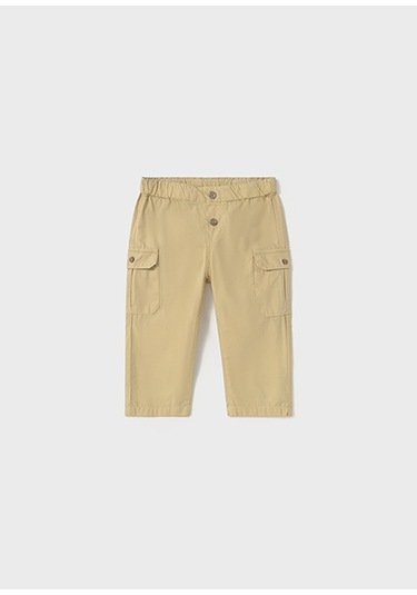 Mayoral 1581 Erkek Bebek Kargo Pantalon Sarı