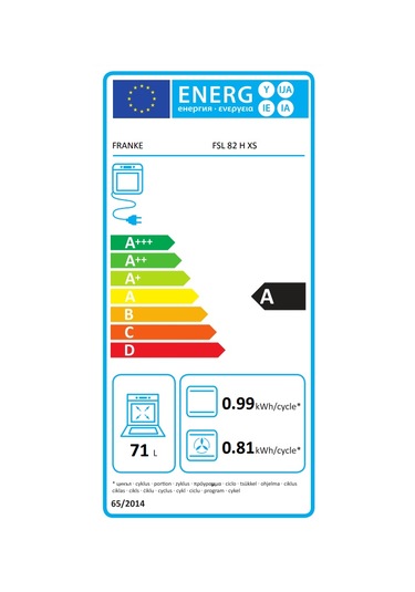 Franke FSM 82 H XS Black Glass Inox Fırın