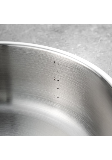 Jumbo Web New Lyon 7 Parça Çelik Tencere Seti Gümüş