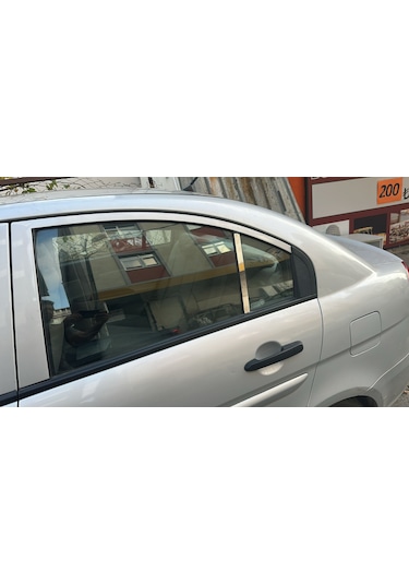 Hyundai Accent Era Kapı Direği Krom Paslanmaz Çelik 2 Parça Cam Direk