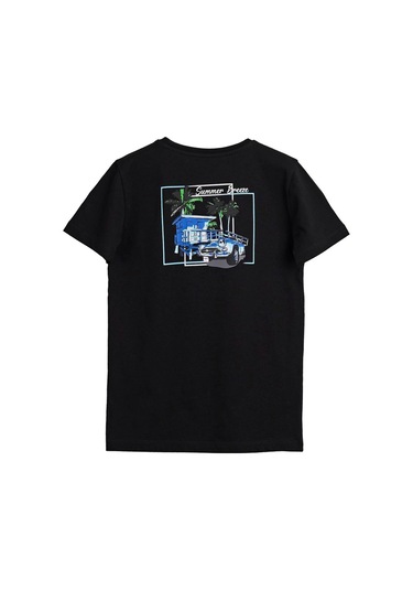 Bad Bear Dustin Çocuk Tişört 24.06.07.007-c01 SIYAH