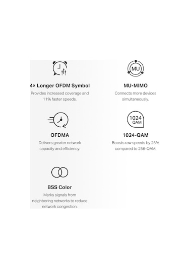 Mercusys Halo H60x AX1500 Çift Bant Tüm Ev Mesh Wi-Fi Sistemi 2'li Paket