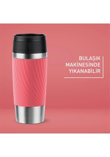Travel Mug Easy Twist Termos Kırmızı - 0.36l 002 Kırmızı