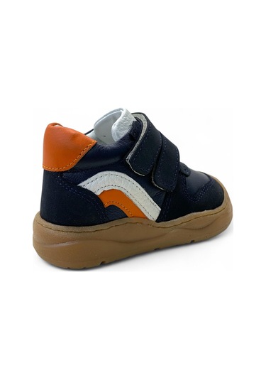490 Bebek Deri İlk Adım Bot Lacivert