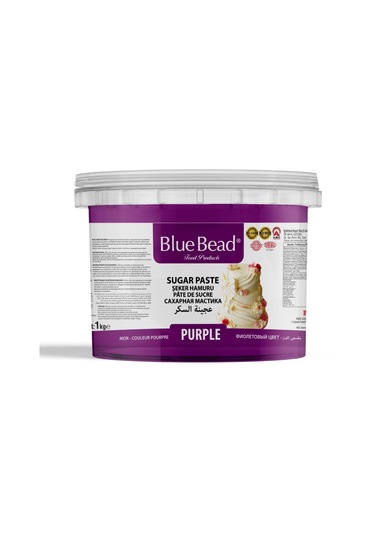 Blue Bead Şeker Hamuru 1kg Mor Diğer