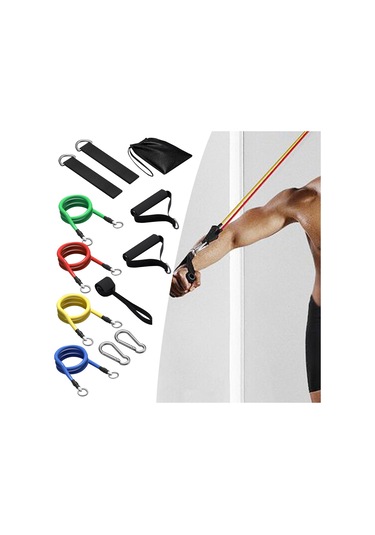 Suntek Direnç Bantları Seti Egzersiz Aletleri Ve Taşıma Renkli