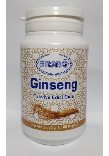 Ersağ Ginseng Gıda Takviyesi