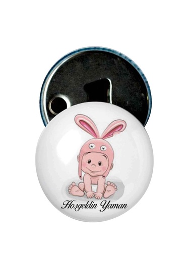 Famous Bebek Şekeri Magnet Bebek Mevlüt Hediyelik Isimli Kapak Açacak  (434856115)