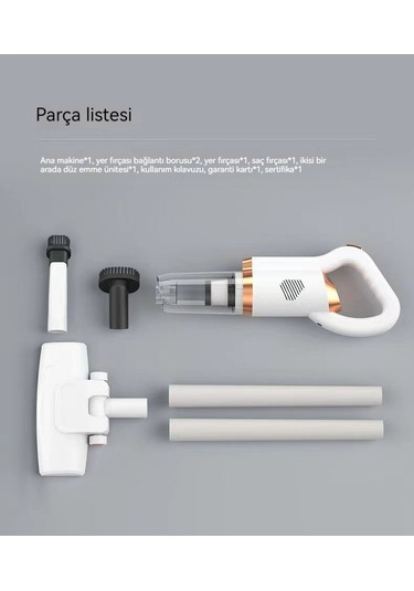 Ikkb Yeni Ev Akülü El Büyük Emişli Küçük Akar Sökücü Silme Ve Emişli İkisi Bir Arada Elektrikli Süpürge Beyaz