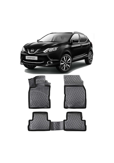 Nissan Qashqai 2013-2021 Btm 3d Havuzlu Paspas