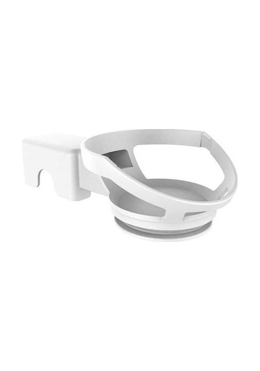 Pazly Beyaz Bilgisayar Standı Montaj Hoparlör Braketi, Kolay Kurulum, Amazon Echo Dot 4. Nesil Akıllı Hoparlör Uyumlu