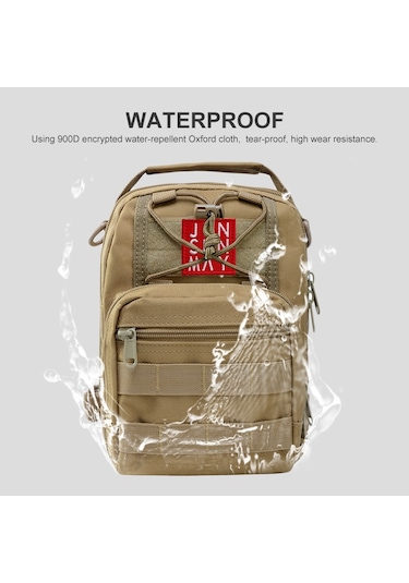 Suya Dayanıklı Omuz Yürüyüş için Çok İşlevli Seyahat Çantası C