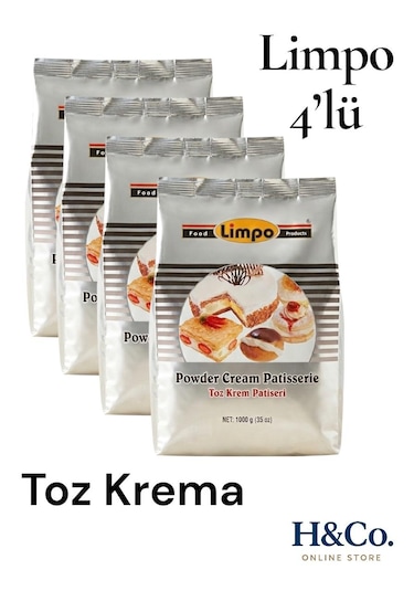 Limpo Avantaj Paket 4lü Toz Krema - Pastacı Kreması