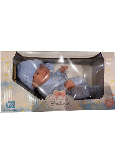 Berenguer Gerçekçi Yenidoğan Oyuncak Mini Erkek Bebek 24 Cm - Mavi