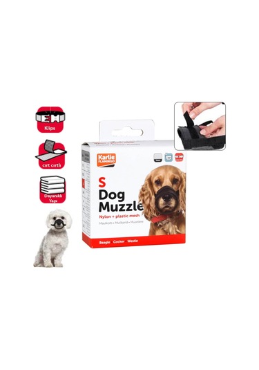 Karlie Flamingo Soft Naylon Köpek Ağızlığı 35 - 48 CM