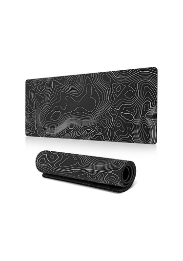 Cbtx 400 900 2mm Soyut Desen Büyük Mouse Pad Kauçuk Bilgisayar Masaüstü Mat - Line-39