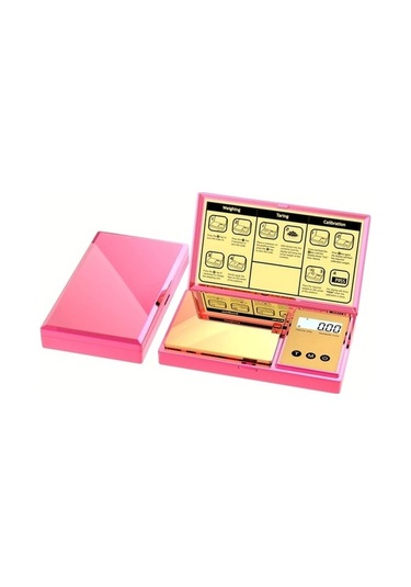 Fastbuy Pembe Altın Titanyum Kaplama Dream011 Dijital Terazi 200g 0.01g Cep Terazisi Gradyan Renkli Lcd Ekran 6 Birim Takı T Pembe