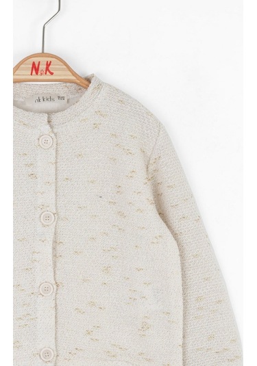 Glıtter Hırka Krem