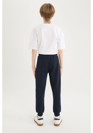 Erkek Çocuk Basic Jogger Paça Okul Eşofman Altı Ak-2350 Lacivert