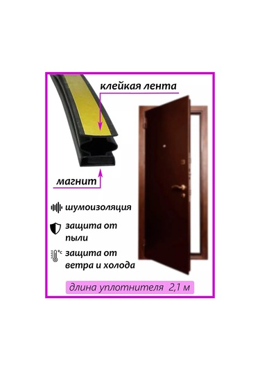 Profilegroup Manyetik Kendinden Yapışkanlı Kapı Conta 14x12 Mm 1 Adet 49899742 2 x 10 M