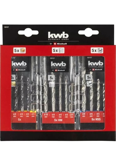 Kwb 3pcs Drillbit Cassette Set - 49109157