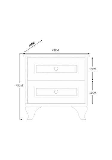 Rabi Mobilya Yağmur Country Komodin