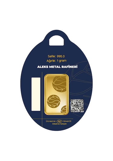 Agakulche 1 Gr 995 24 Ayar Amr Külçe Altın