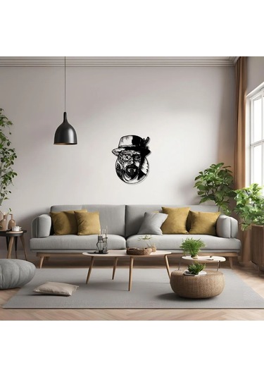 Lazer Kesim Metal Duvar Dekoru Walter White Metal Duvar Tablosu Pop Art