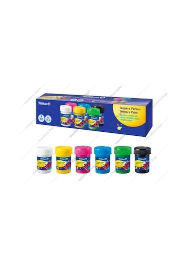 Guaj Boya 6 Renk 6 25ml 150 Ml. Karışık Renkli