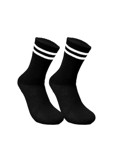 Skadi Mons Tennis 2 Pack Unisex Siyah Çorap 1605030423-001 Siyah