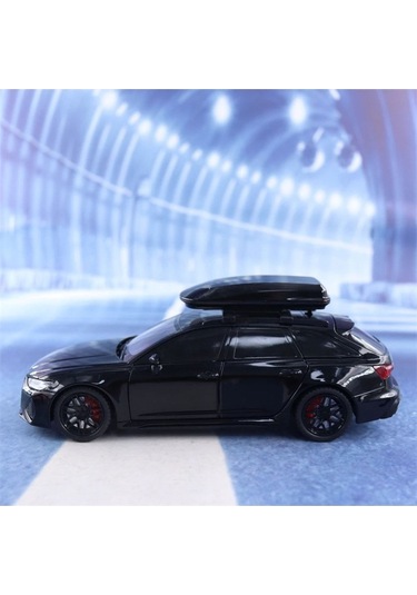 Audi Rs6 1:32 Metal Maket Araba Siyah Birebir Wagon